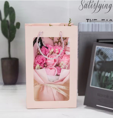 Everlasting Rose Bouquet - Eternal Flowers with LED Lights