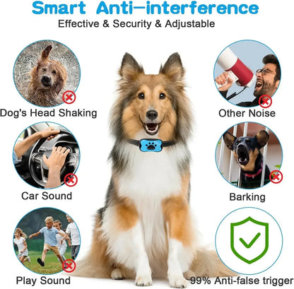 Pawmfy Ultrasonic Anti Bark Collar - No Pain, Just Quiet